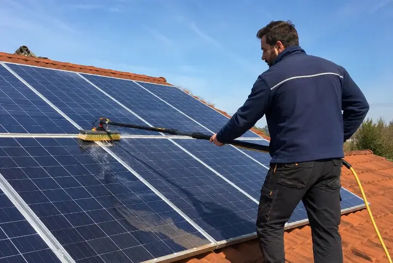 Nettoyage et entretien de panneaux solaires à Saint-Mars-du-Désert